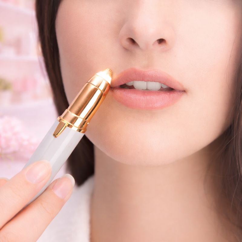 Depiladora facial de precisión con LED