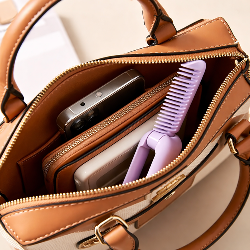 Cepillo Alisador Portátil Plegable